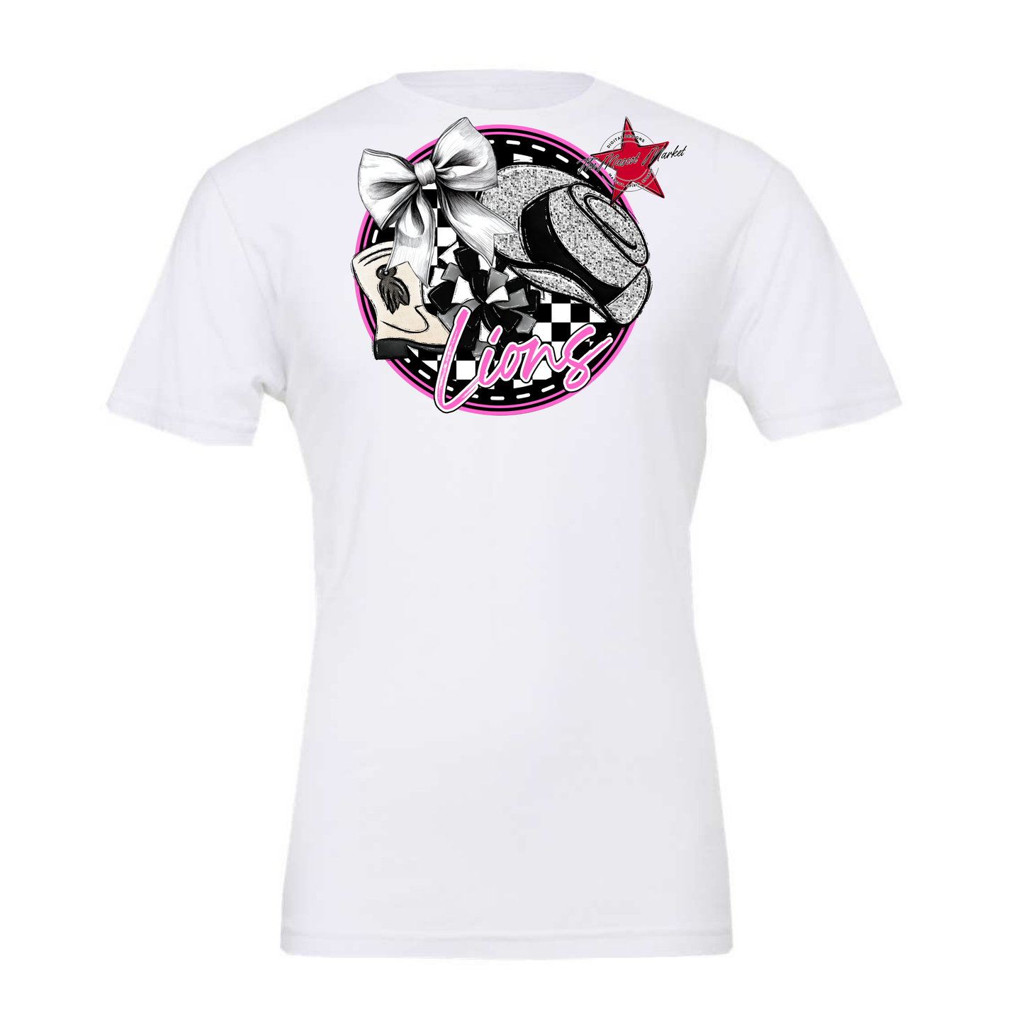 Lions Circle Drillteam Design-Baby Pink