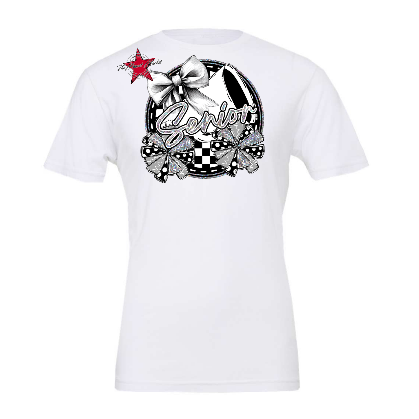 Senior Cheer Circle Design-Silver