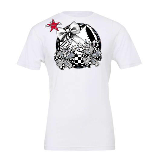 Senior Cheer Circle Design-Silver