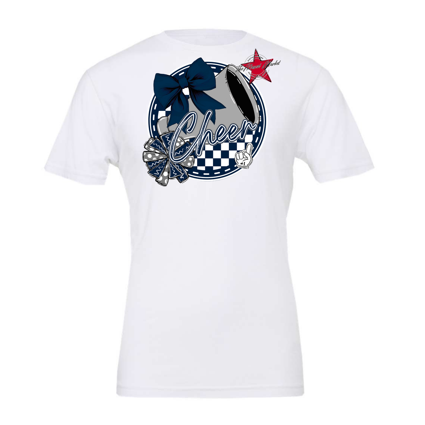 Cheer Circle Design-Navy-Grey