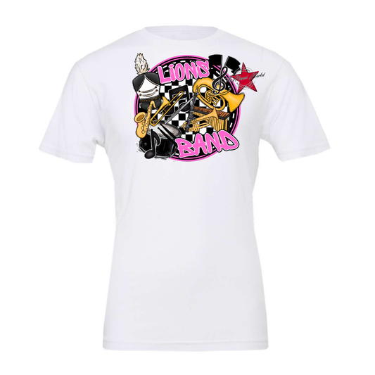 Lions Circle Band Design-Baby Pink