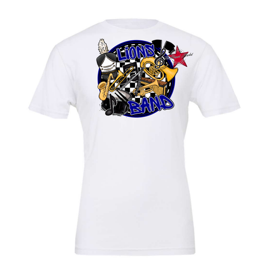 Lions Circle Band Design-Blue