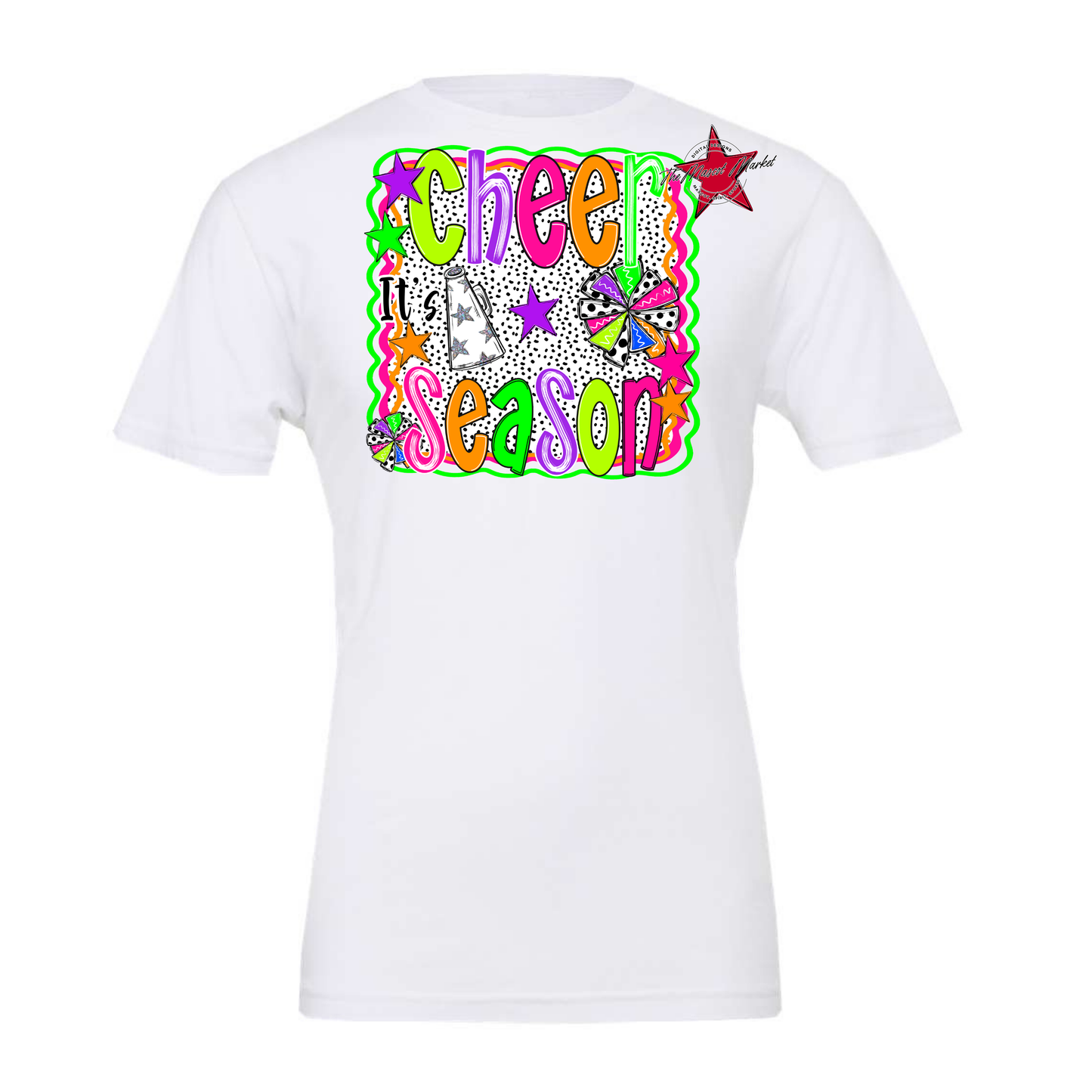 It's Cheer Season Dot Design-Neon