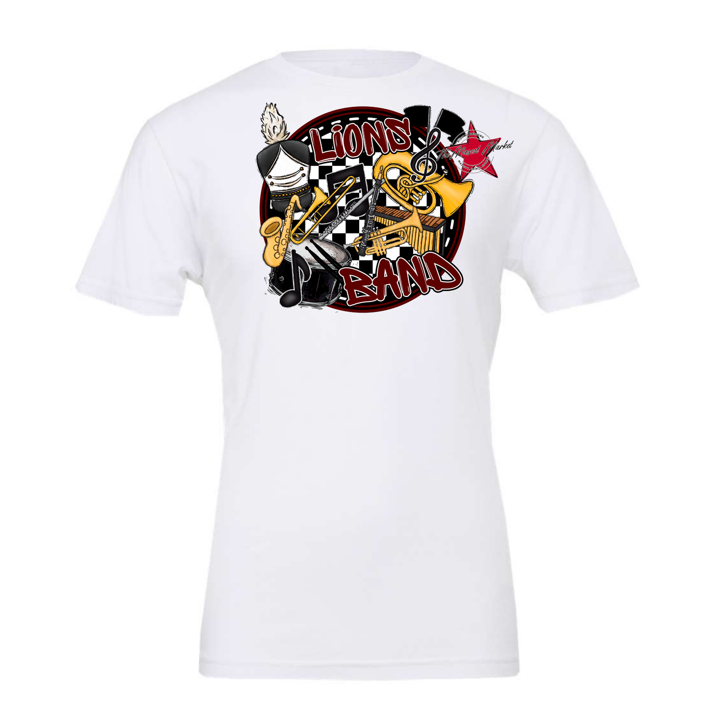 Lions Circle Band Design-Maroon