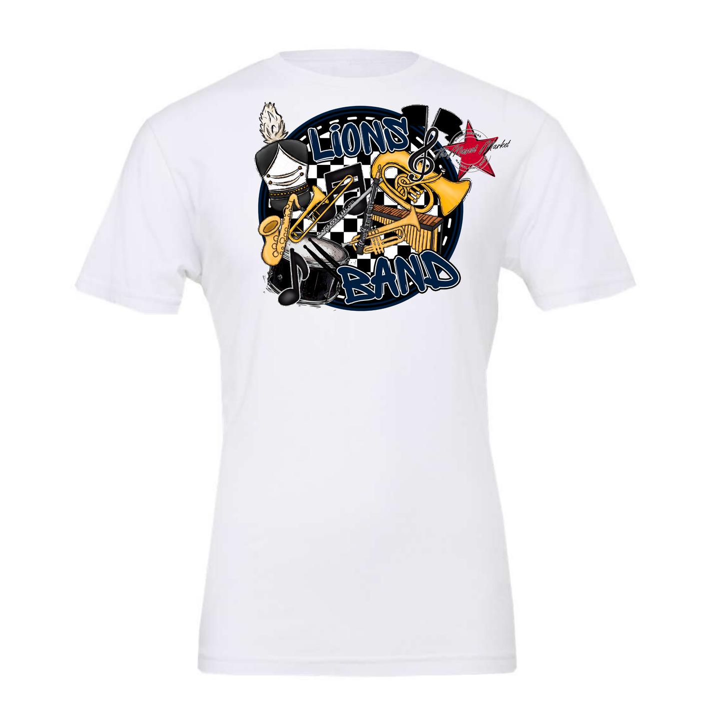 Lions Circle Band Design-Navy