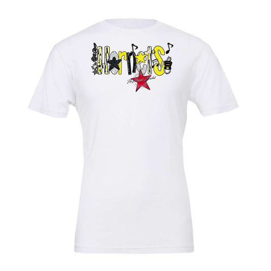 Hornets Band Scrape-Bright Yellow