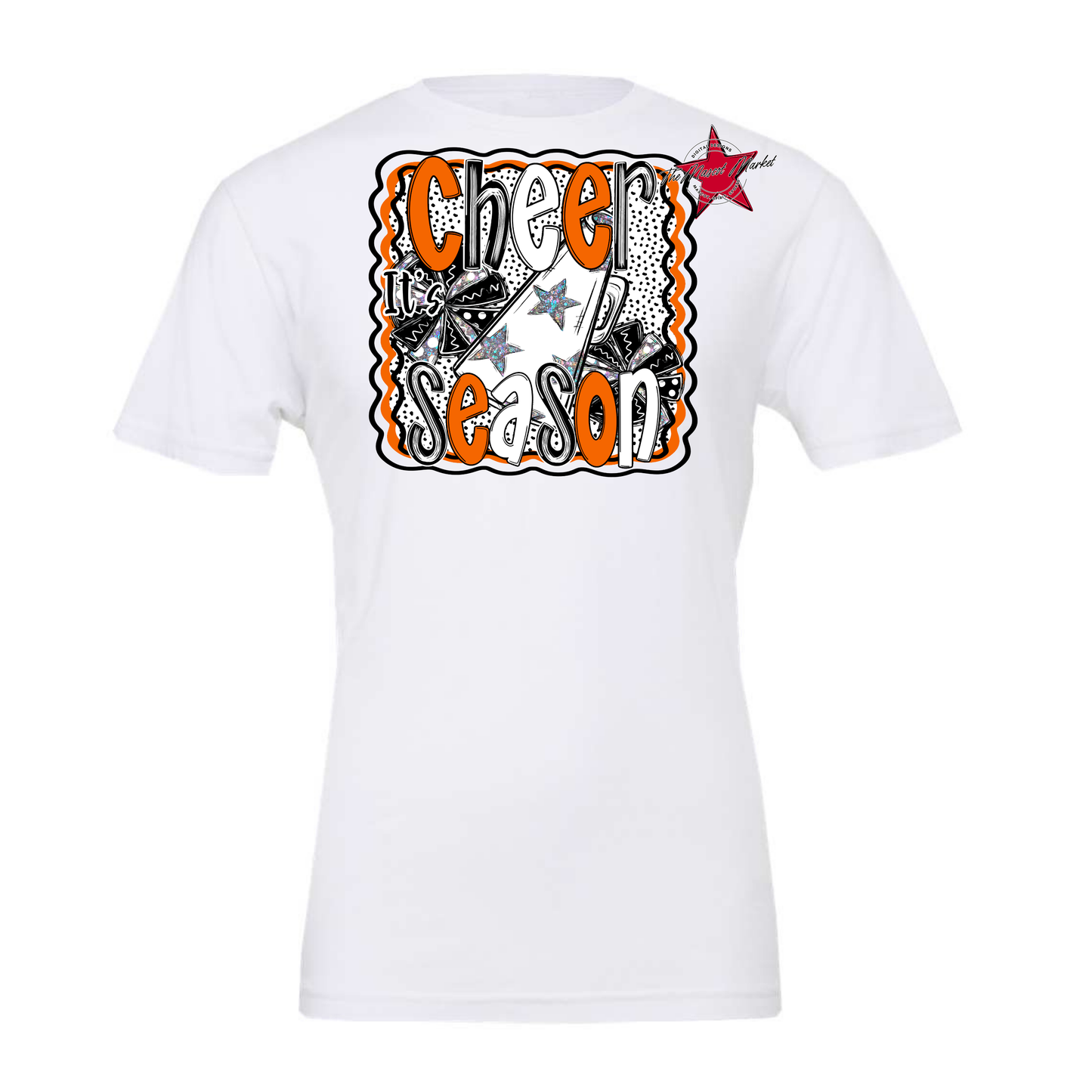 It's Cheer Season Dot Design-Burnt Orange