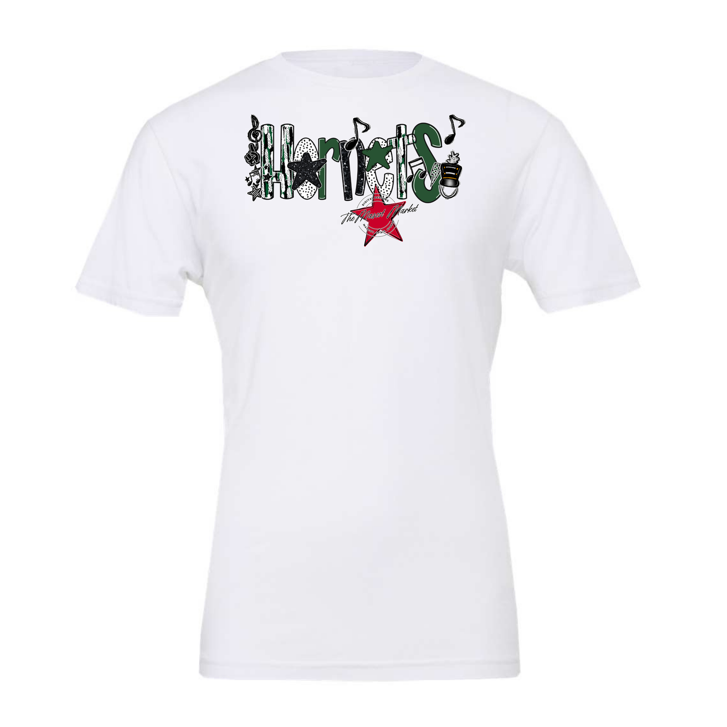 Hornets Band Scrape-Green