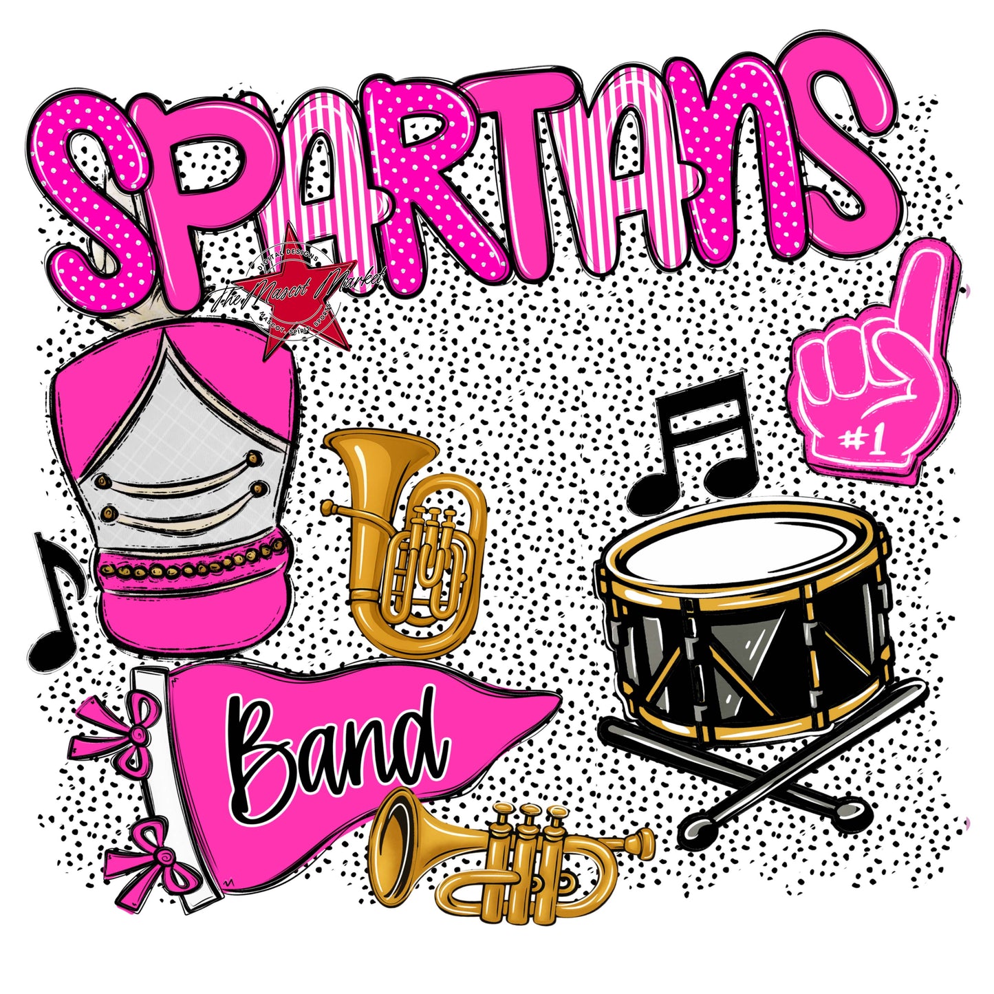 Spartans Band Spirit-Pink