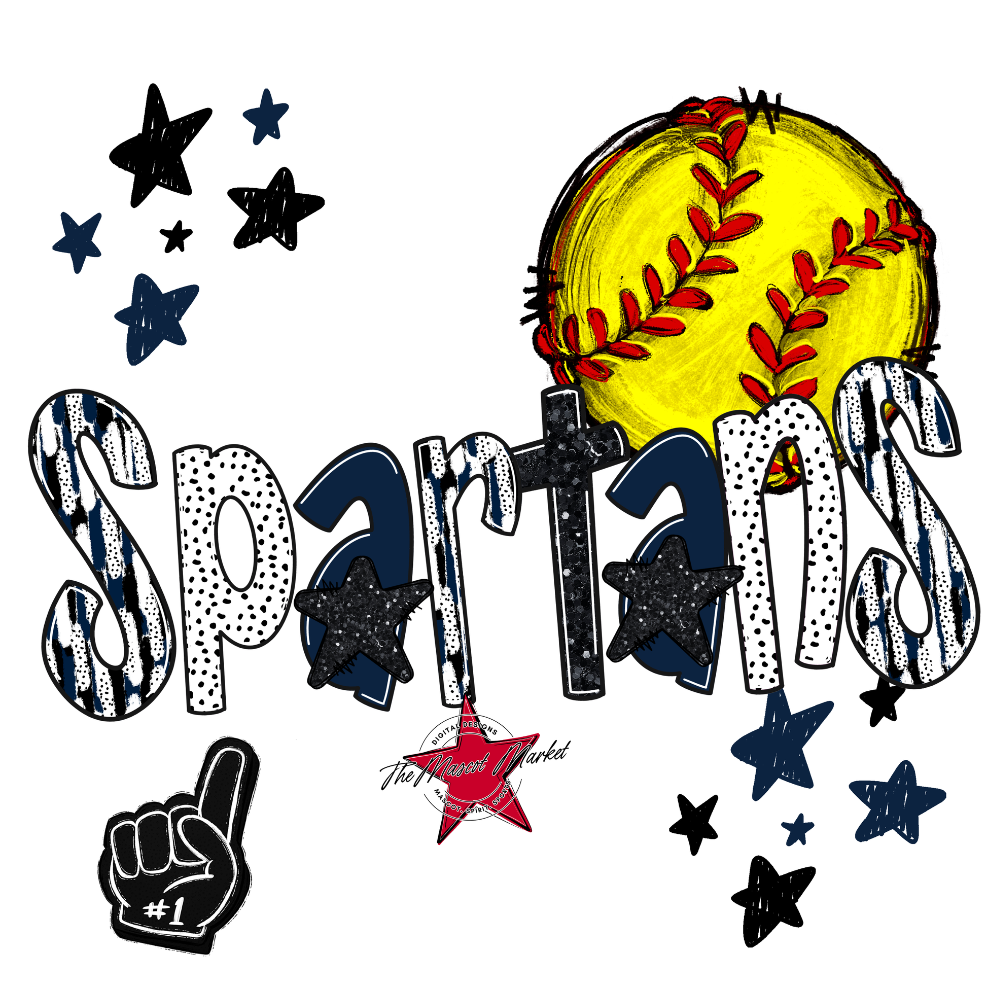 Spartans Softball Scrape-Navy