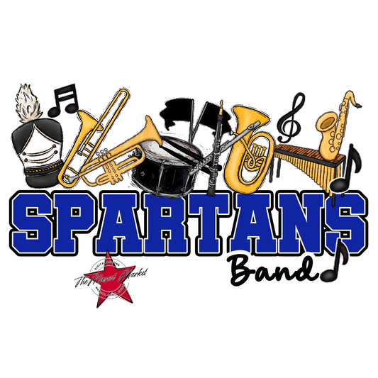 Spartans Varsity Band-Royal Blue