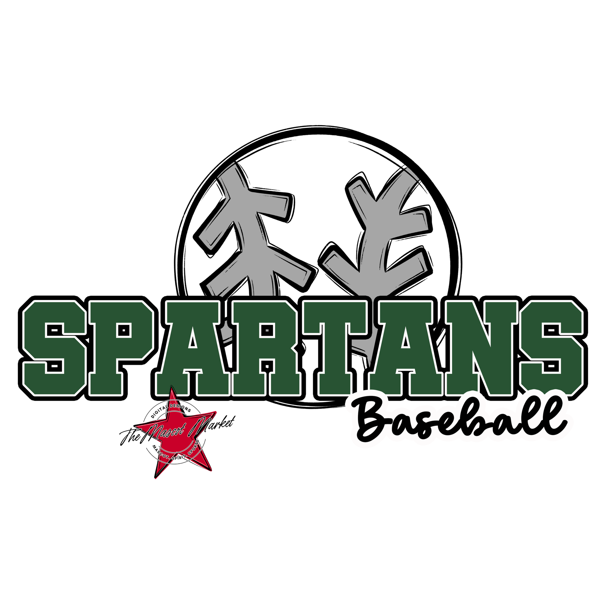 Spartans Varsity Baseball-Green