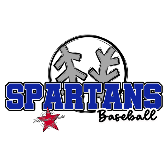 Spartans Varsity Baseball-Royal Blue