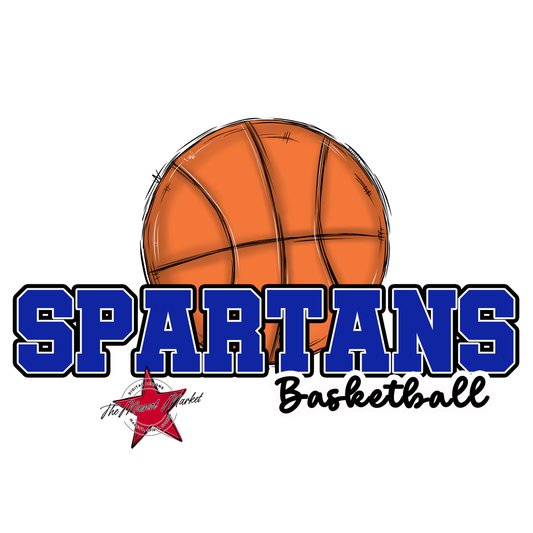 Spartans Varsity Basketball-Royal Blue