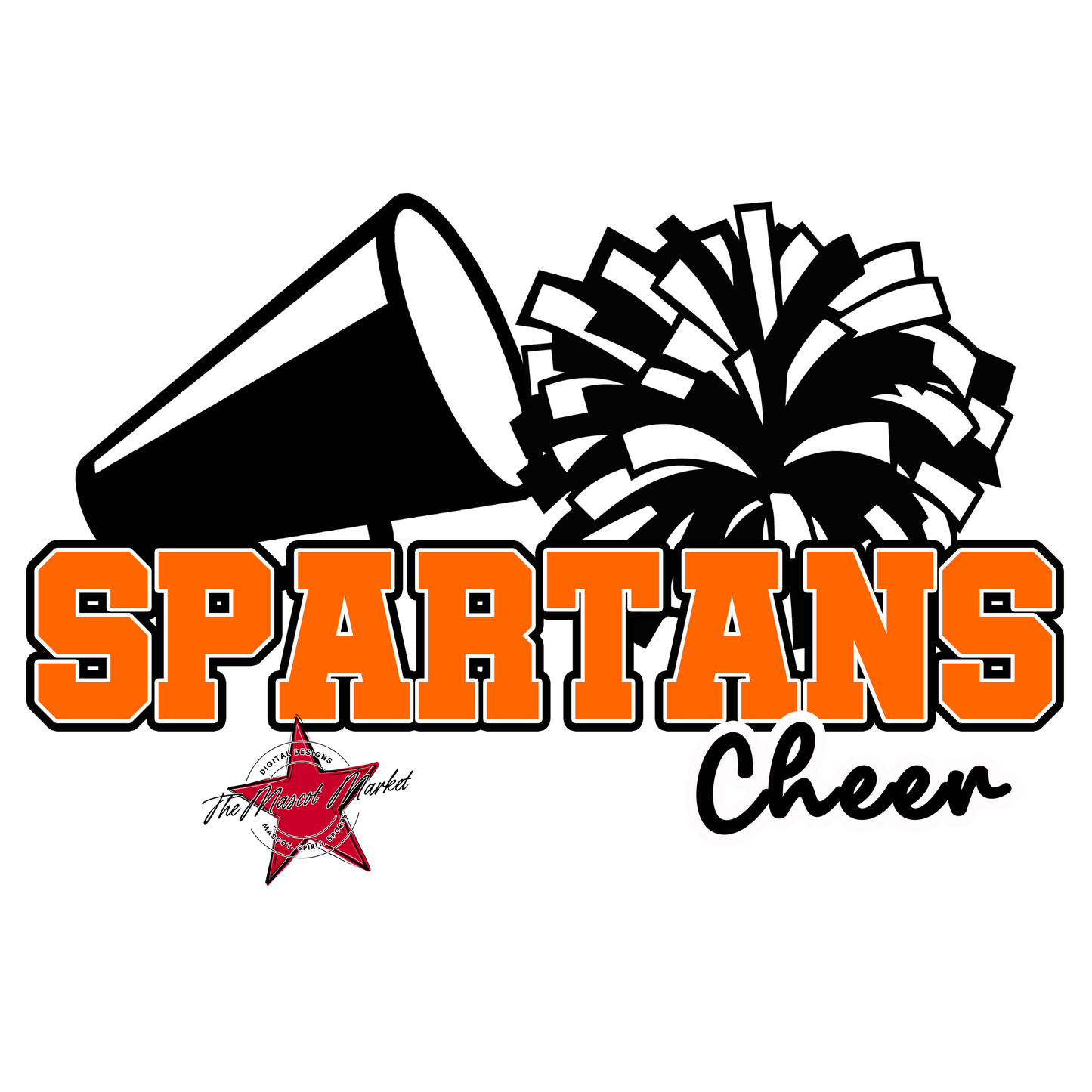 Spartans Varsity Cheer-Orange