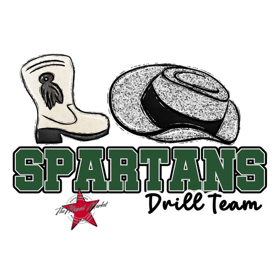 Spartans Varsity Drillteam-Green