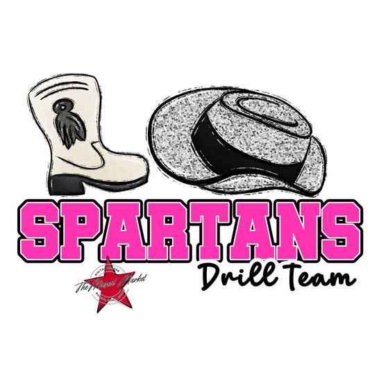 Spartans Varsity Drillteam-Pink