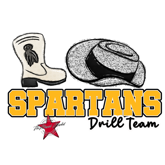 Spartans Varsity Drillteam-Yellow