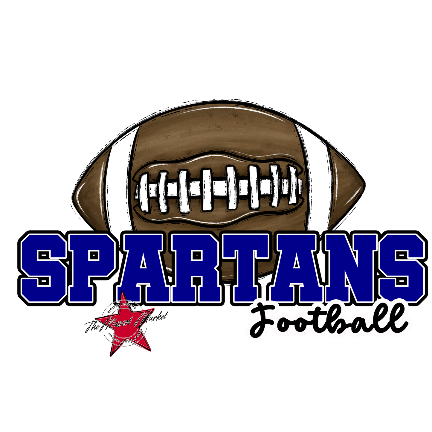 Spartans Varsity Football-Blue