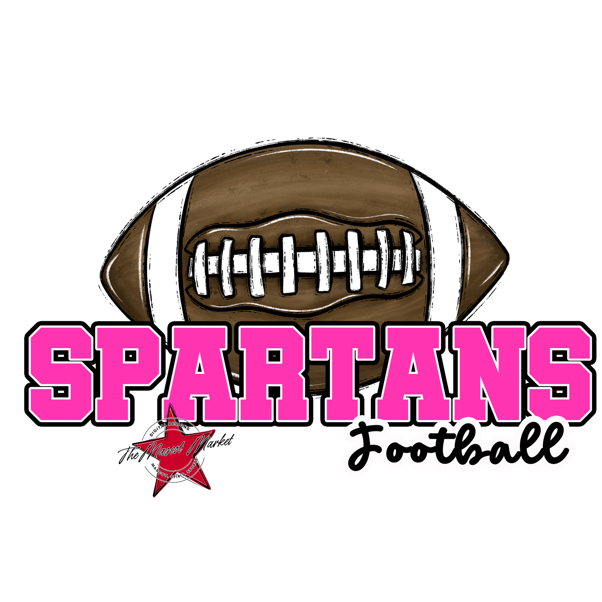 Spartans Varsity Football-Pink