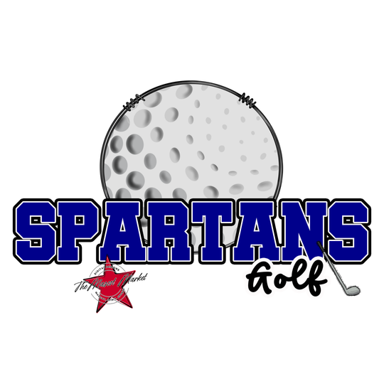 Spartans Varsity Golf-Blue