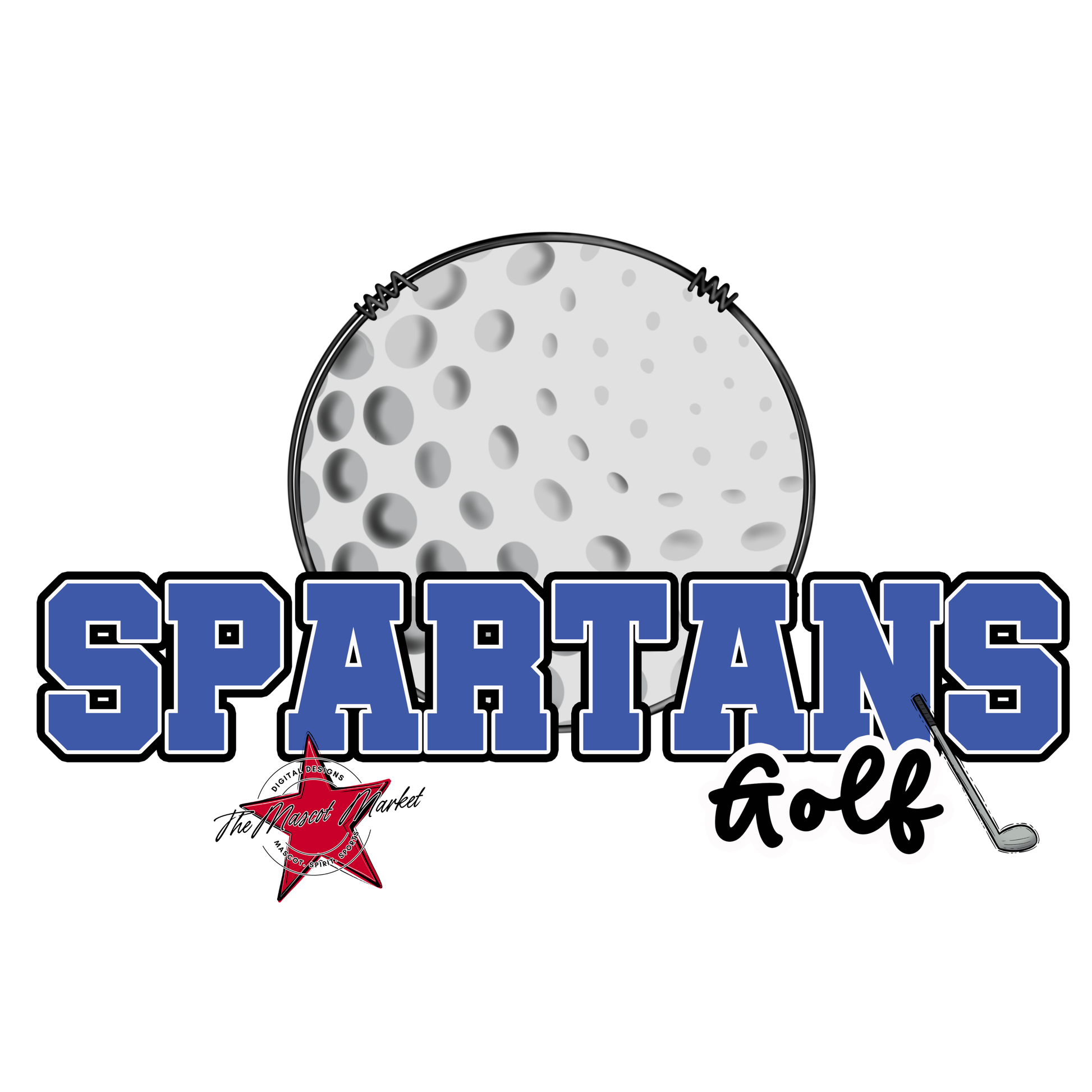 Spartans Varsity Golf-Off Blue
