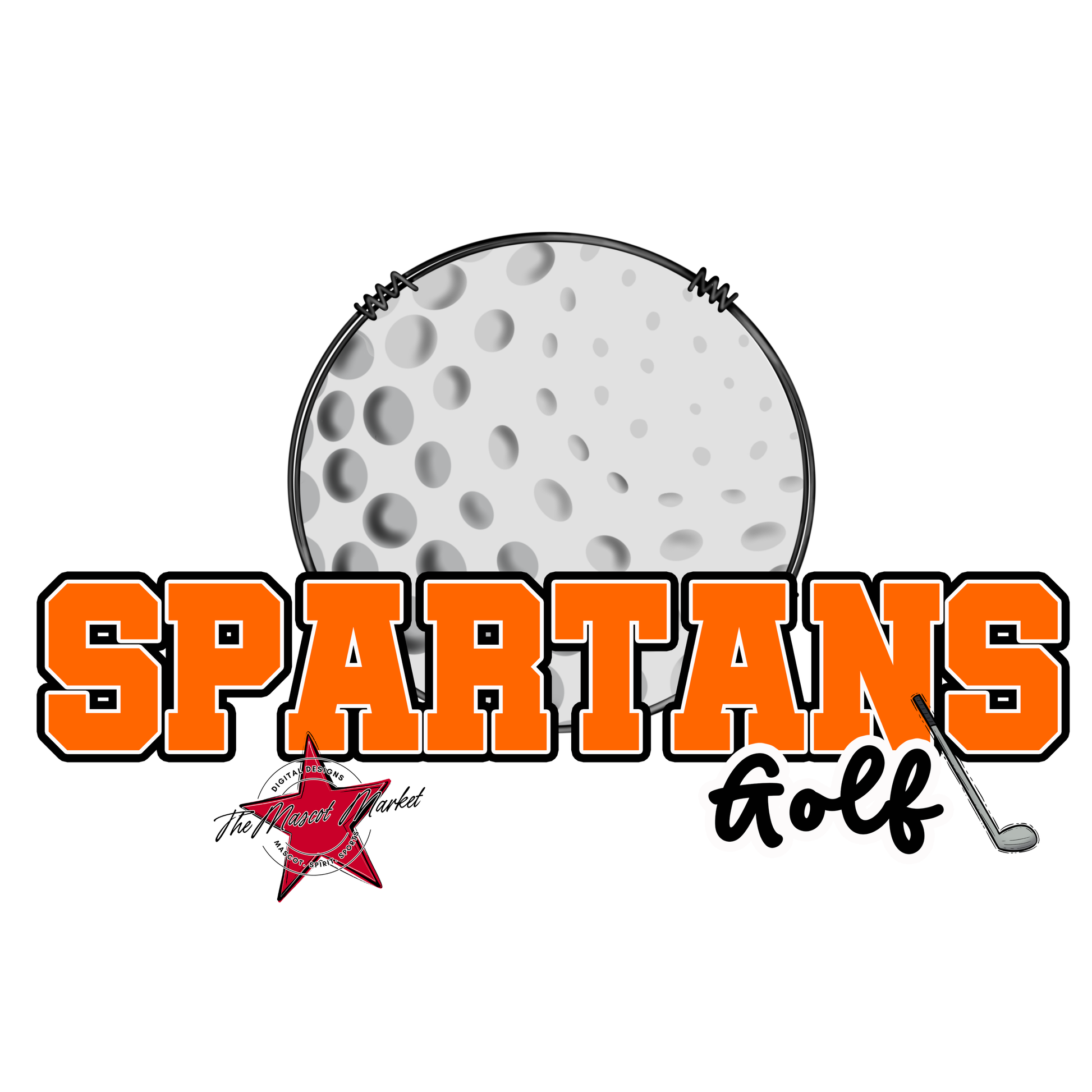Spartans Varsity Golf-Orange
