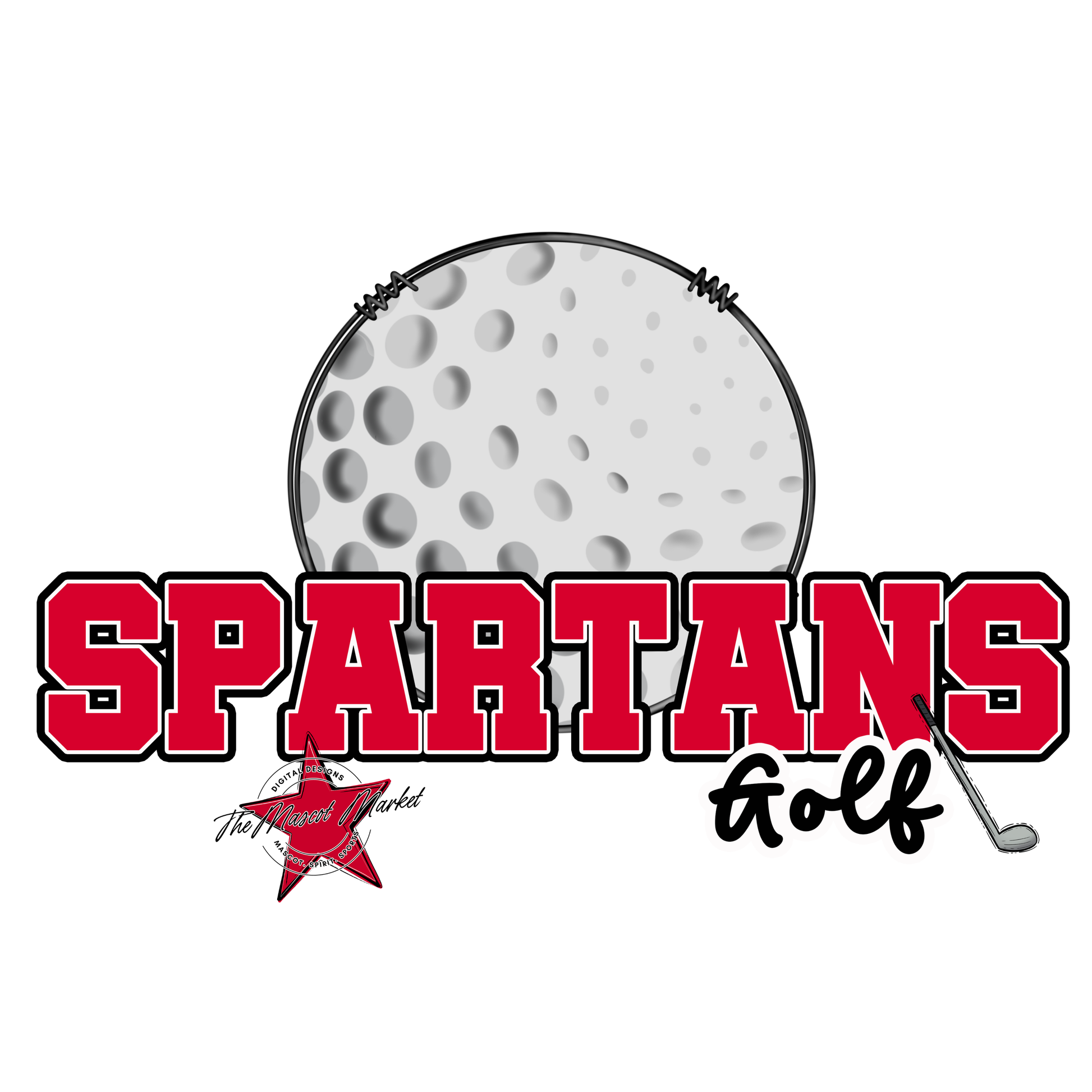 Spartans Varsity Golf-Red