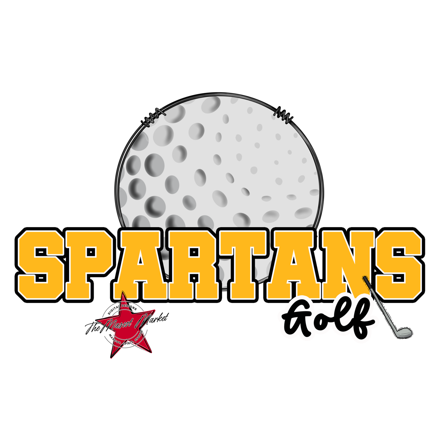 Spartans Varsity Golf-Yellow
