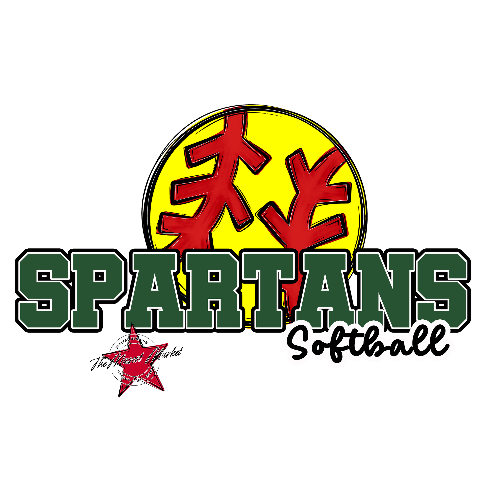 Spartans Varsity Softball-Green