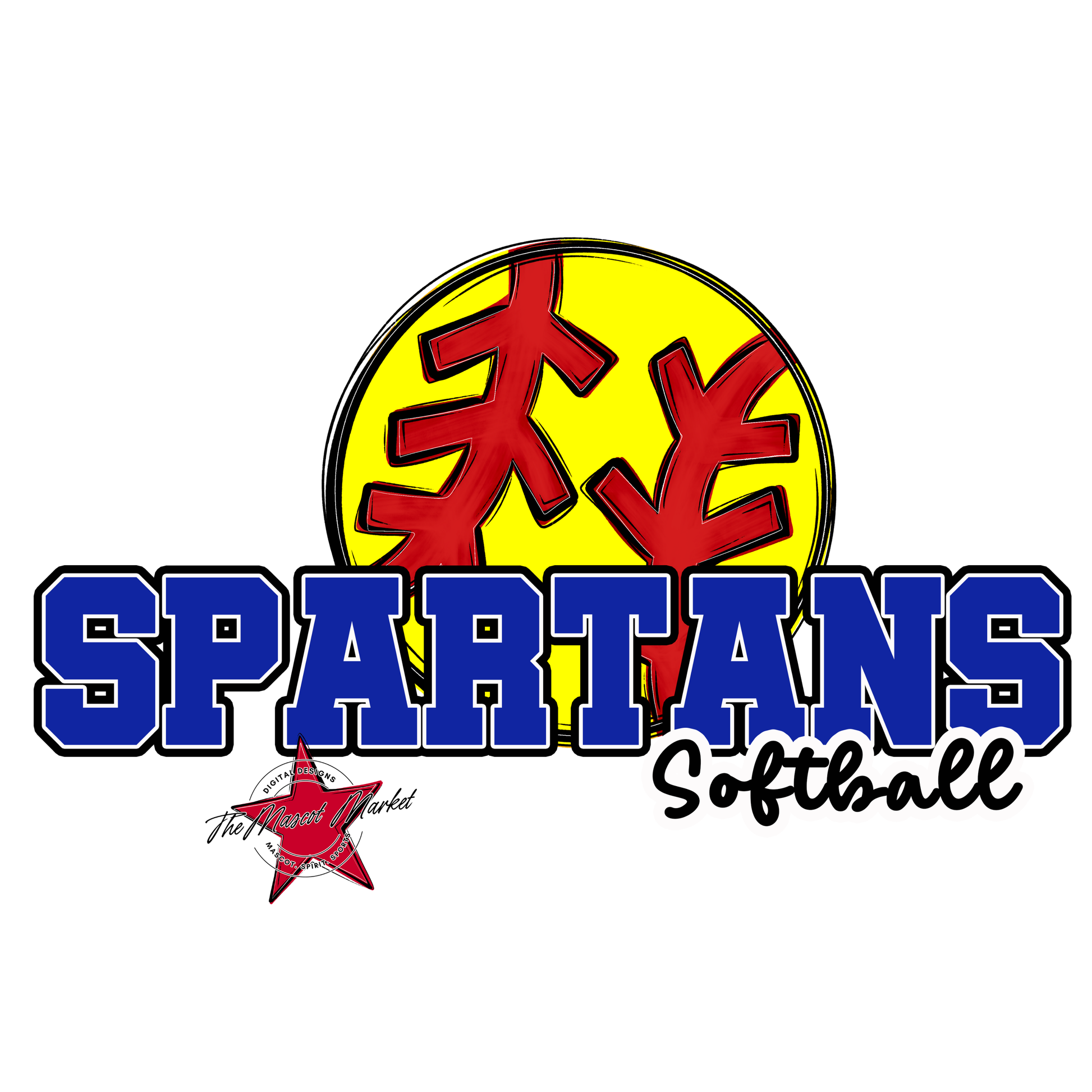 Spartans Varsity Softball-Royal Blue