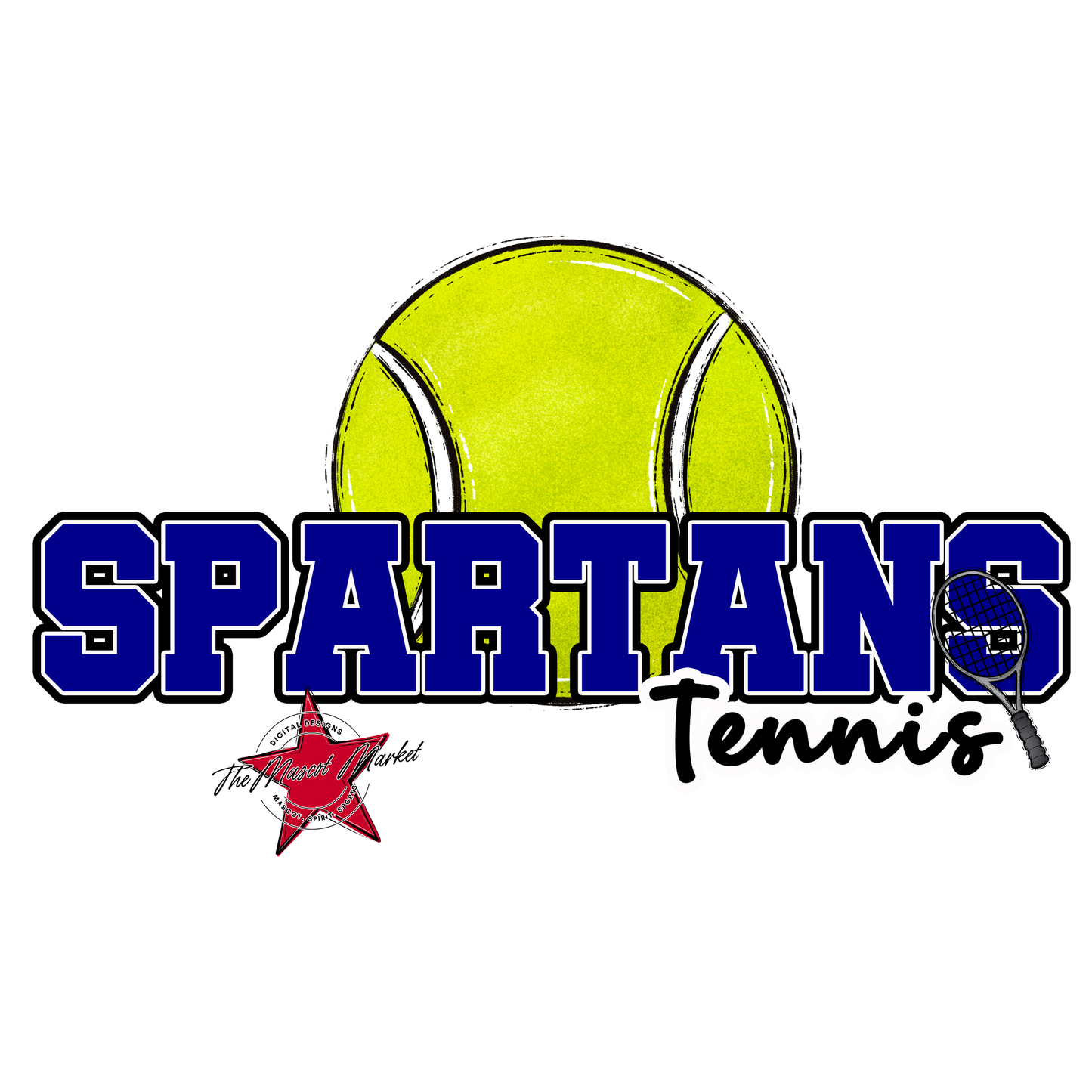Spartans Varsity Tennis-Blue