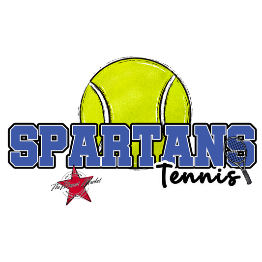 Spartans Varsity Tennis-Off Blue
