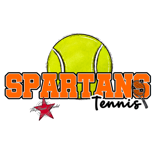 Spartans Varsity Tennis-Orange