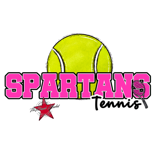 Spartans Varsity Tennis-Pink