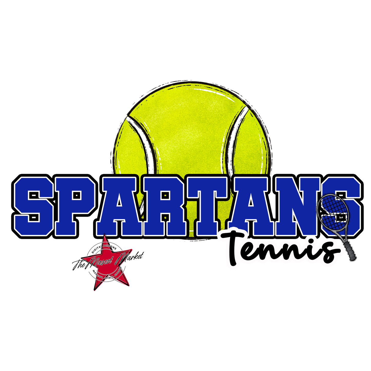 Spartans Varsity Tennis-Royal Blue