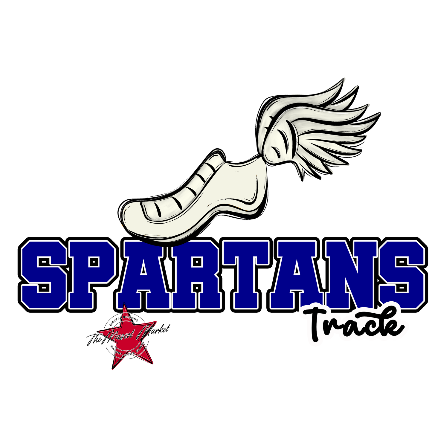 Spartans Varsity Track-Blue