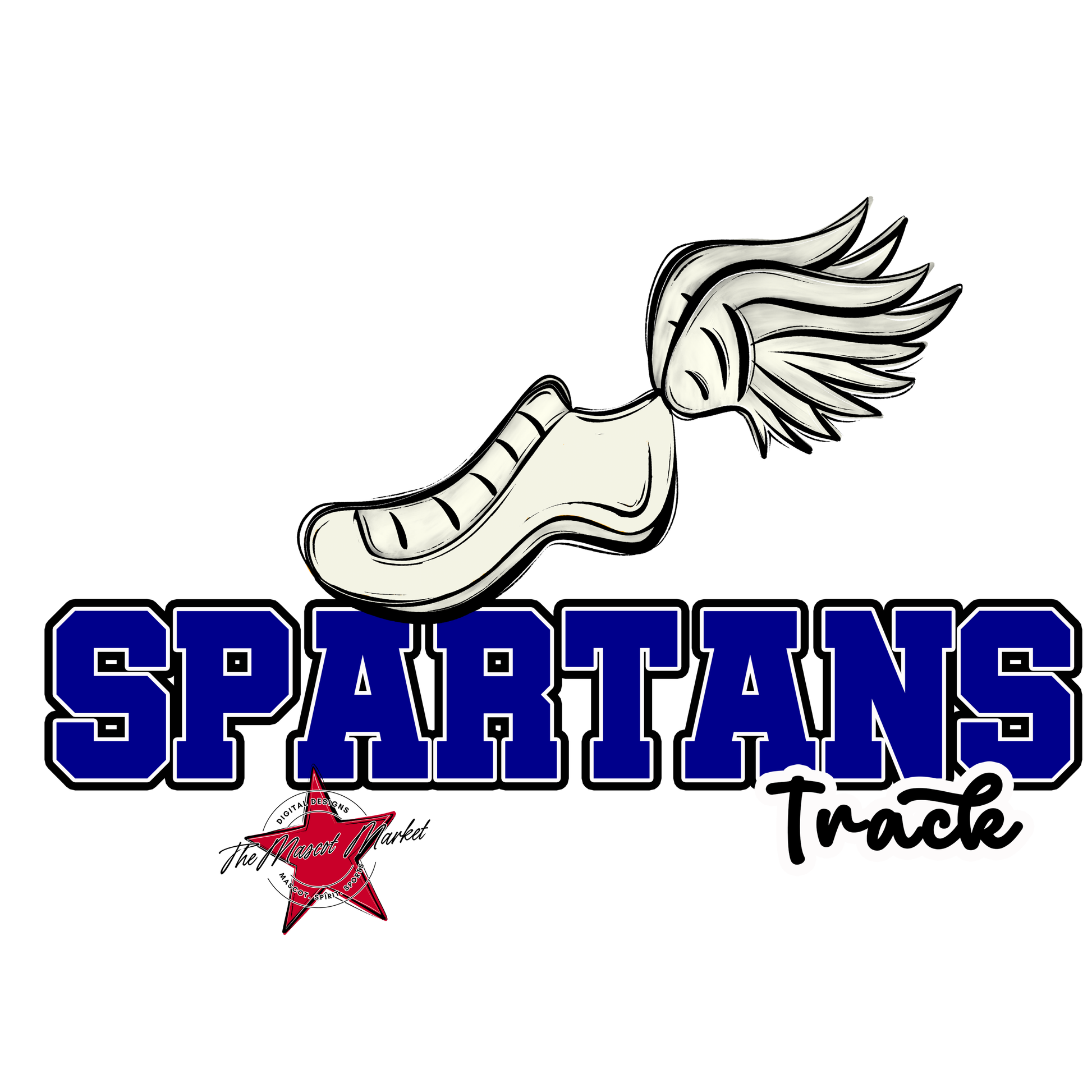 Spartans Varsity Track-Blue