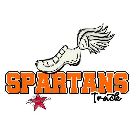 Spartans Varsity Track-Orange