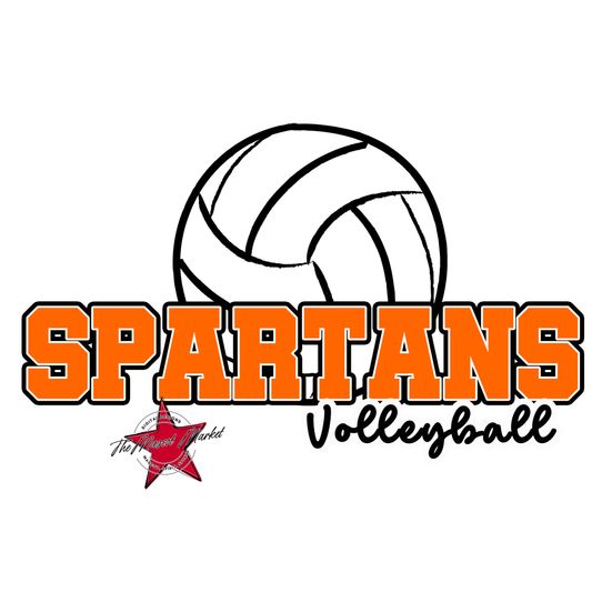 Spartans Varsity Volleyball-Orange