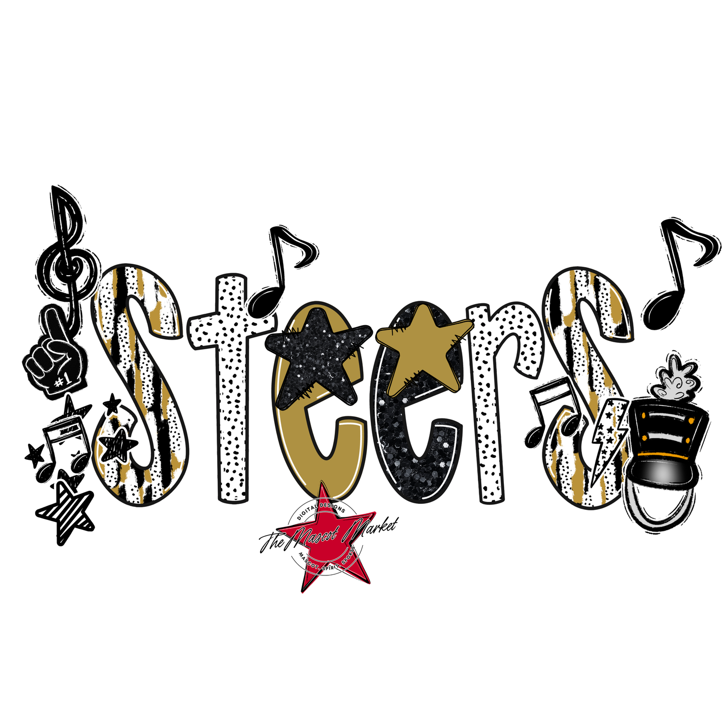 Steers Band Scrape-Gold