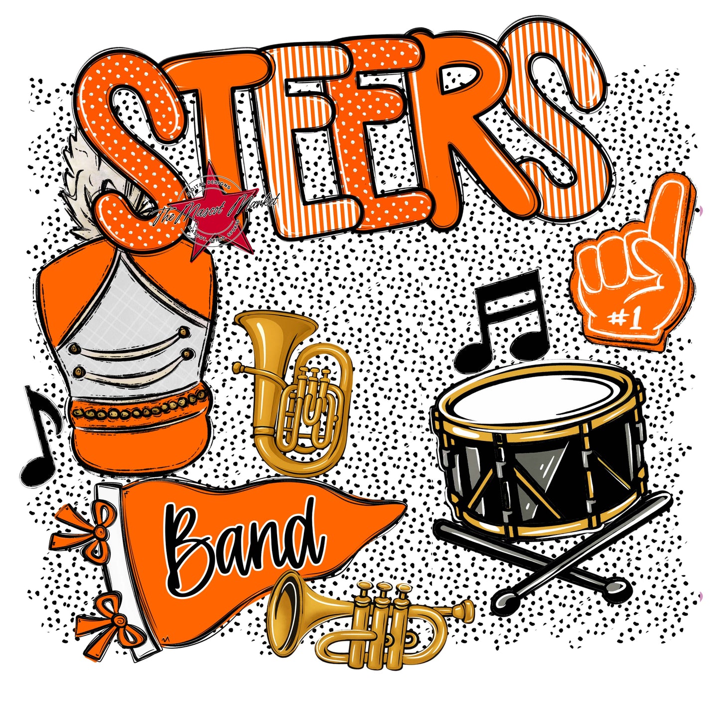 Steers Band Spirit-Orange