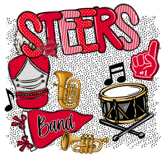 Steers Band Spirit-Red