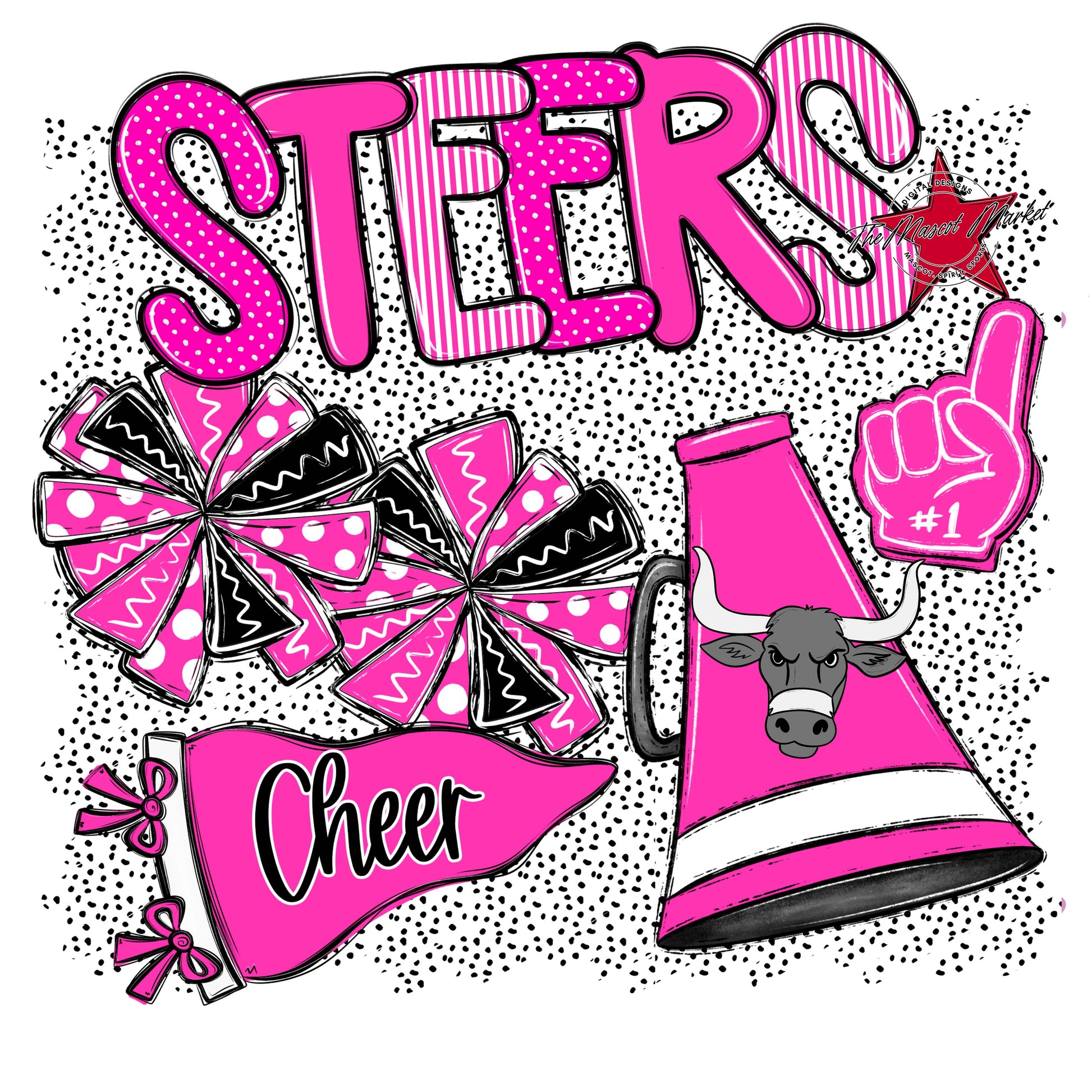 Steers Cheer Spirit-Pink