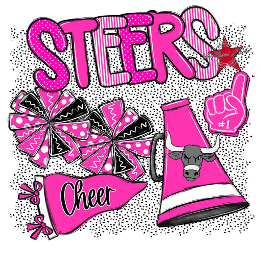 Steers Cheer Spirit-Pink