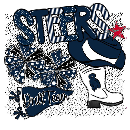Steers Drillteam Spirit-Navy