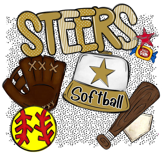 Steers Softball Spirit-Gold