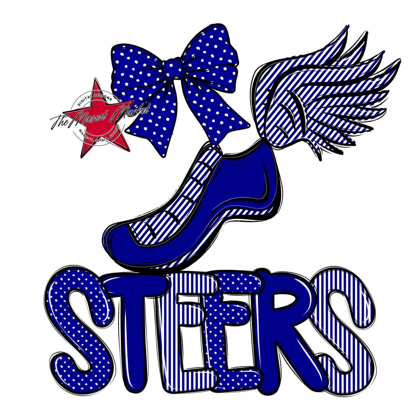 Steers Track Spirit Design-Blue
