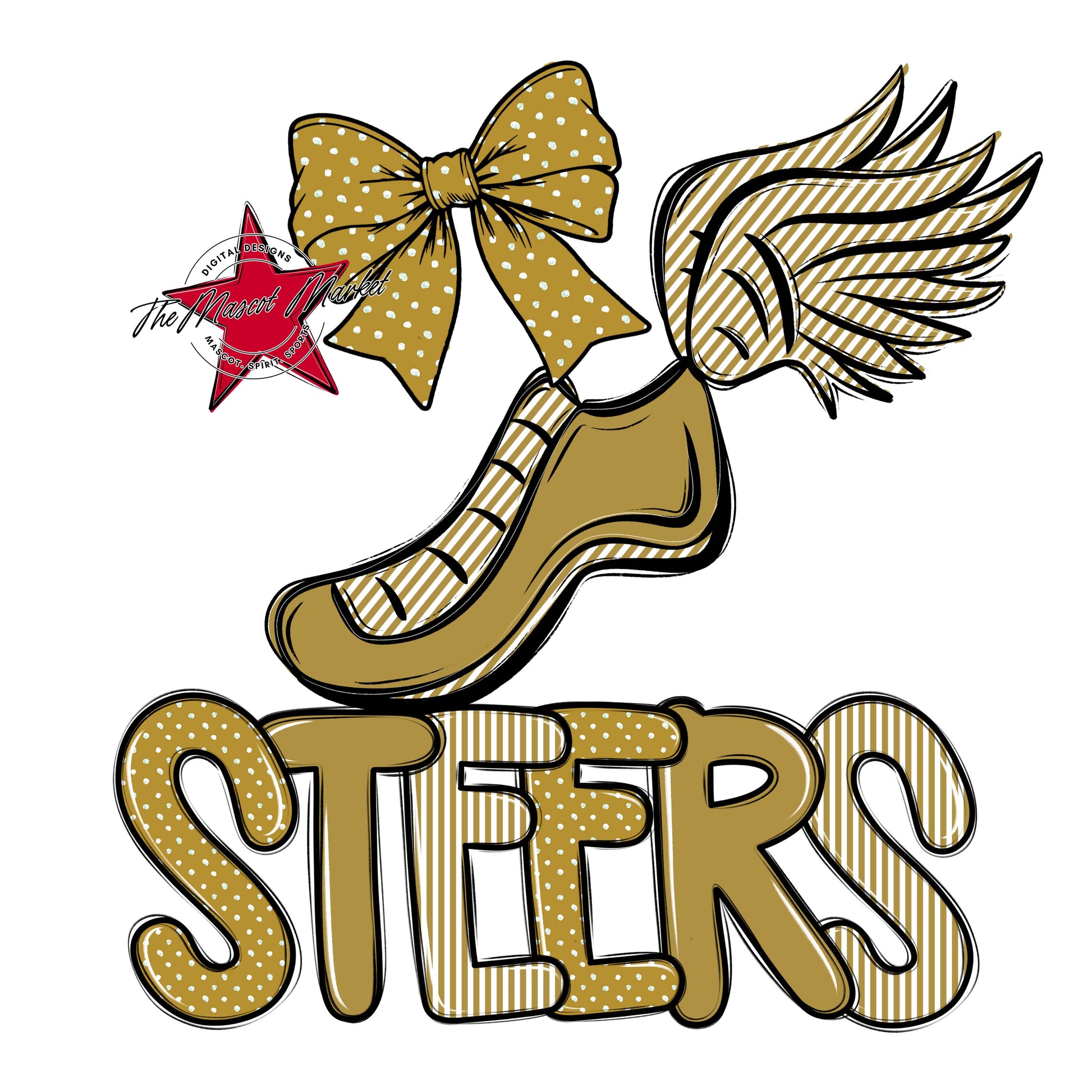 Steers Track Spirit Design-Gold