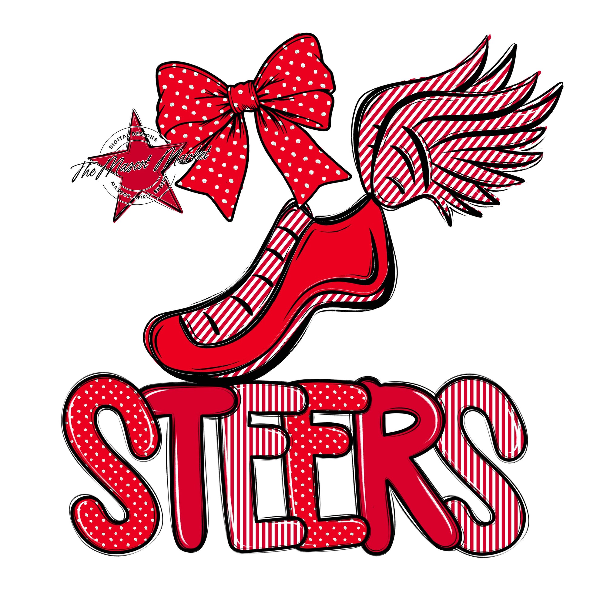 Steers Track Spirit Design-Red
